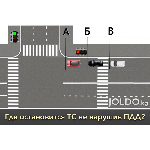 В каком месте можно остановиться не нарушив ПДД?