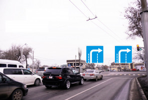 Разрешенный поворот с двух полос. Как проехать перекресток?