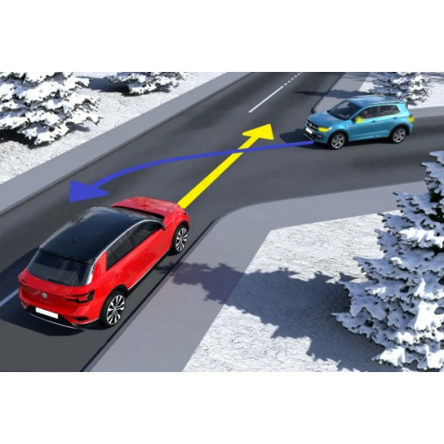 Задача: Т-образный перекресток. Кто проедет первым?