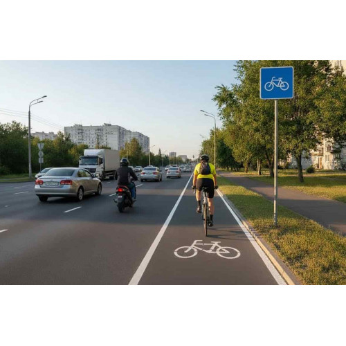 Полоса для велосипедистов и велодорожка: в чем разница?
