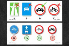 РАЗрешает или ЗАПрещает движение мопедов