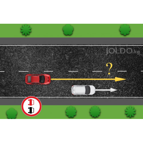 Знак "Обгон запрещен"