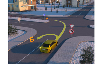 Знак "Поворот налево запрещен" - особенности