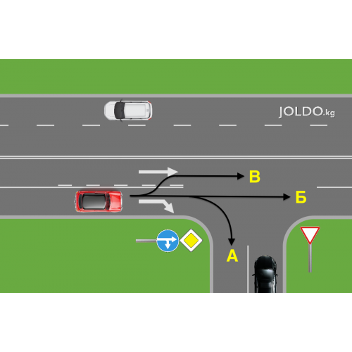 По знакам или по разметке — как ехать-то? Непростой тест по ПДД 