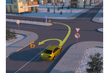 Знак "Поворот налево запрещен" - особенности