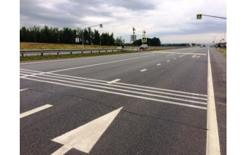 Шумовые полосы на дороге 