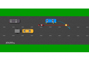 Мотоциклист менен болгон жол кырсыгы