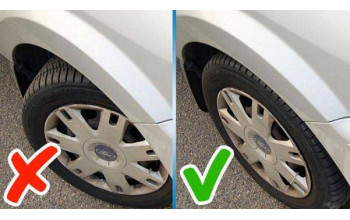 Не выворачивайте колеса пока ждете на перекрестке