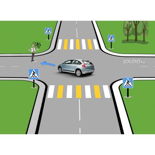 Пешеходного перехода нет - должен ли я уступать?