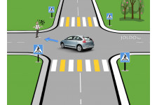 Пешеходного перехода нет - должен ли я уступать?