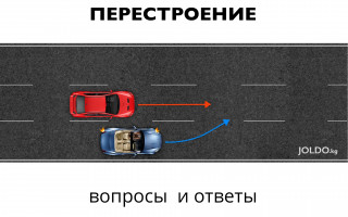 Кто должен уступать при перестроении?
