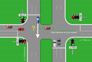 Ажыратуучу тилкеси бар кесилиштерден өтүү