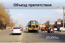 Объезд препятствия по встречной полосе