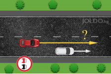 Знак "Обгон запрещен"