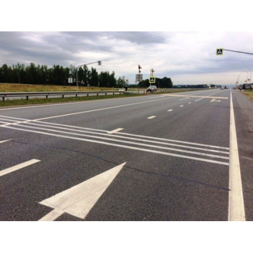 Шумовые полосы на дороге 