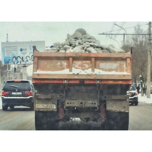 Какой штраф за перевозку камней?