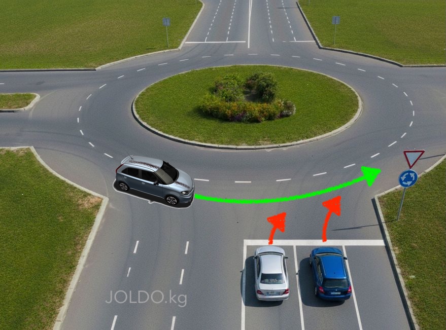 Въезд на кольцо