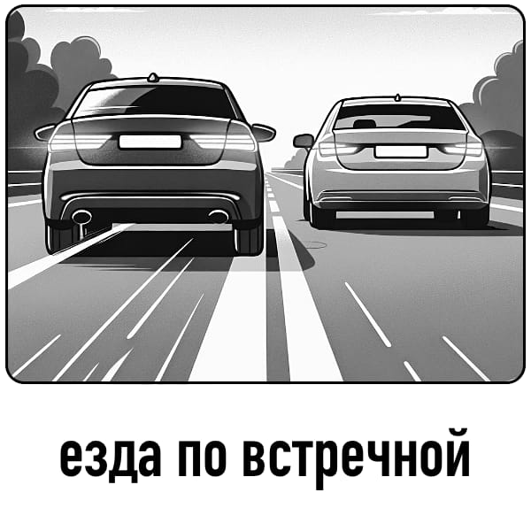 знак 188-5 Встречка