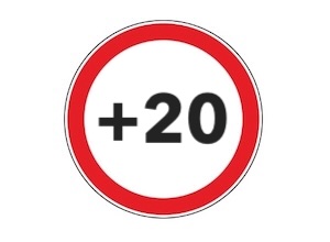 Статья 187 часть 2 Превышение скорости +20