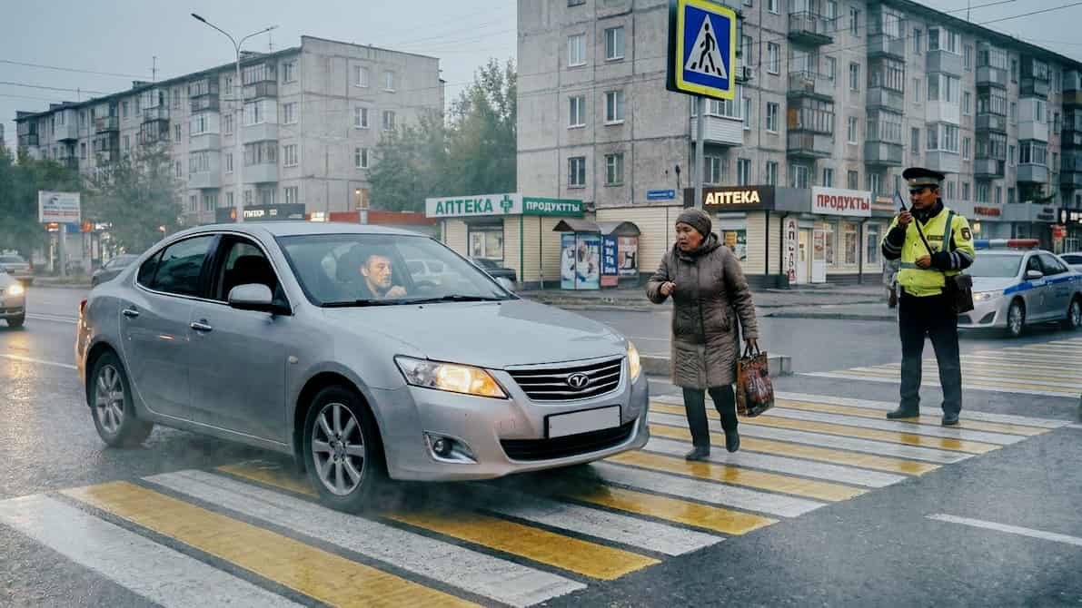 Нарушение правил проезда пешеходных переходов